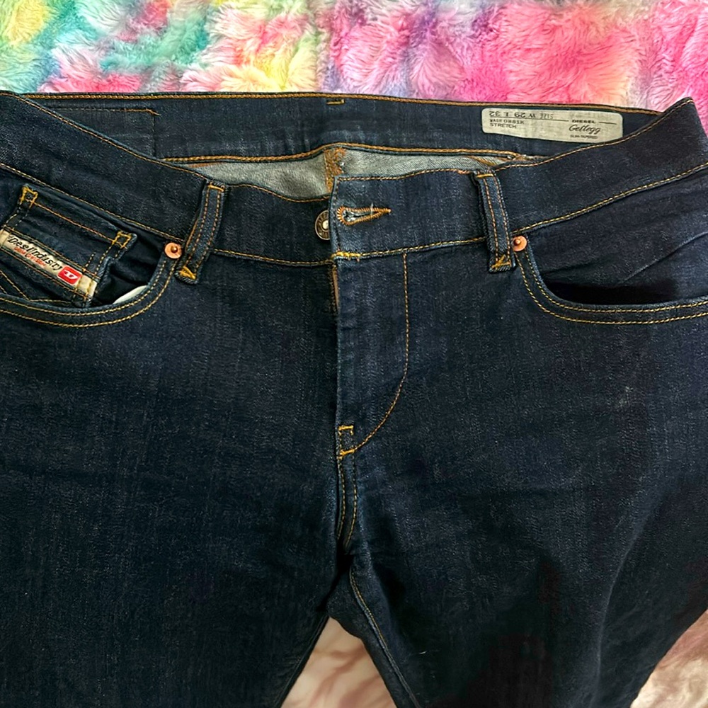 Diesel skinny jeans low rise